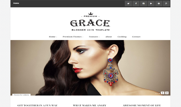 Grace-Responsive-Blogger-Template