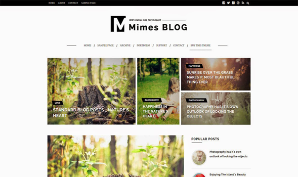 Mimes-Photography-Blogger-Template