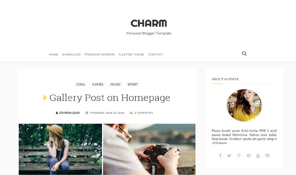 Charm-Responsive-Blogger-Template