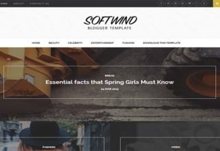 Softwind Blogger Template