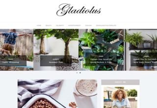 Gladiolus Blogger Template