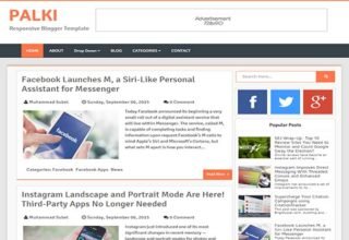 Palki Blogger Template