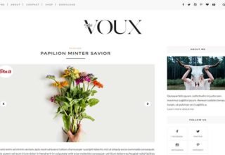 Voux Blogger Template