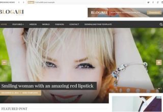 Blogari Blogger Template