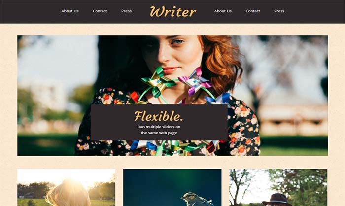 Writer Blogger Template