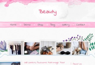 Beauty Blogger Template