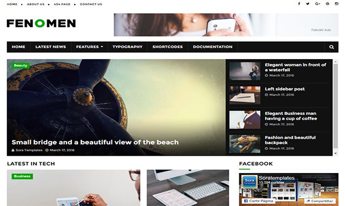 Fenomen Blogger Template