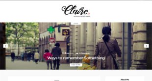 Claire Blogger Template