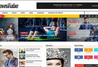 NewsTube Blogger Template