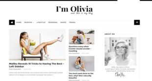 Olivia Blogger Template