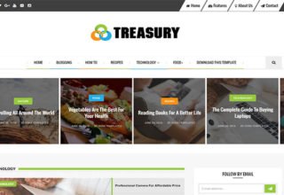 Treasury Blogger Template