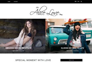 Alice Blogger Template