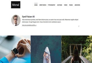 Monal blogger template