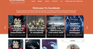 sora book blogger template