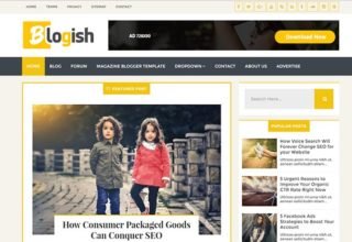 blogish blogger template