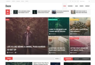 daze blogger template