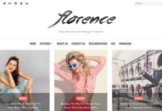 Florence Blogger Template