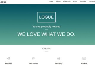 Logue Blogger Template