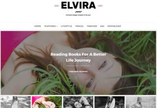 Elvira Blogger Template