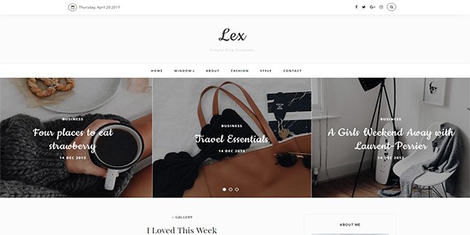 Lex Blogger Template