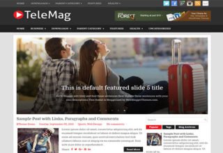 TeleMag Blogger Template