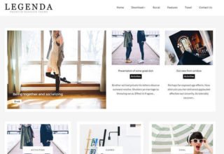 Legenda Blogger Template