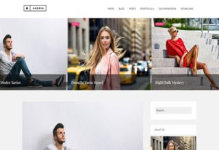 Andria Blogger Template