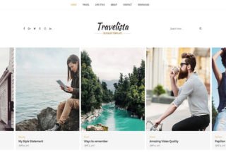 Travelista Blogger Template