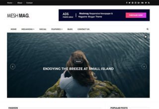 MeshMag Blogger Template