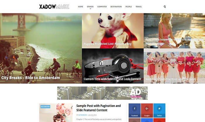 XadowMagz Blogger Template