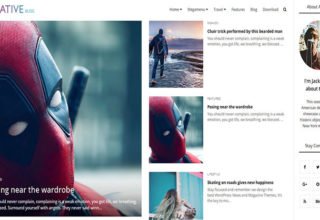 Creative Blogger Template